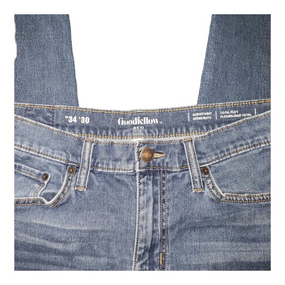 CT153a Men's Goodfellow Straight Leg Jeans 34 X 30 - Picture 1 of 4